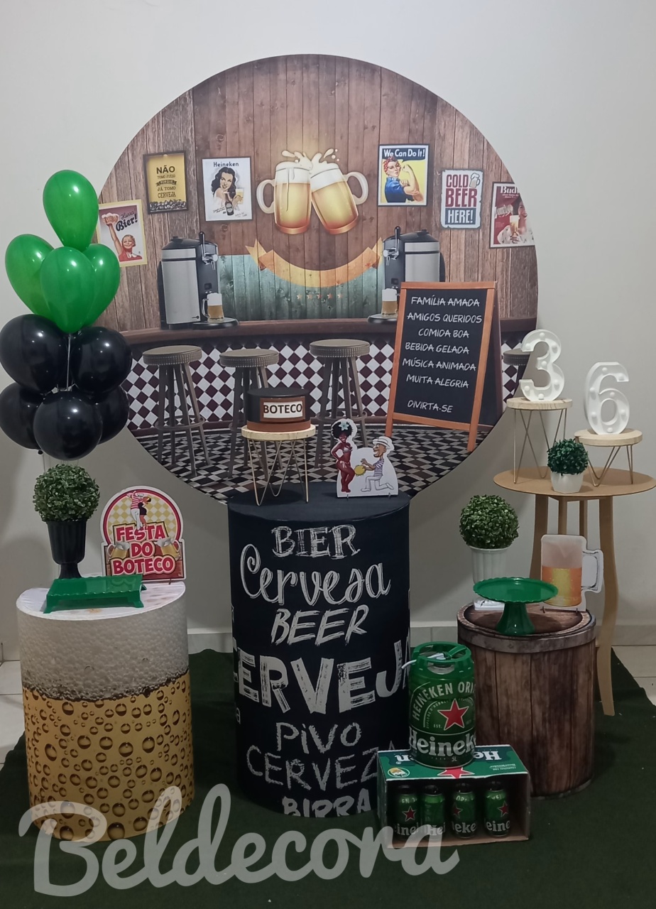 Kit Boteco 1 Prata - Bel Decora Pegue e Monte
