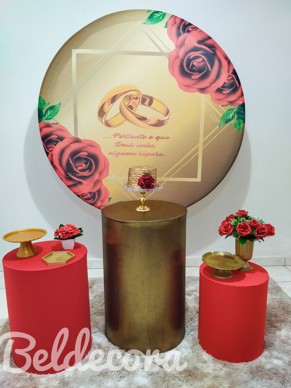 Kit Casamento Bronze - Bel Decora Pegue e Monte
