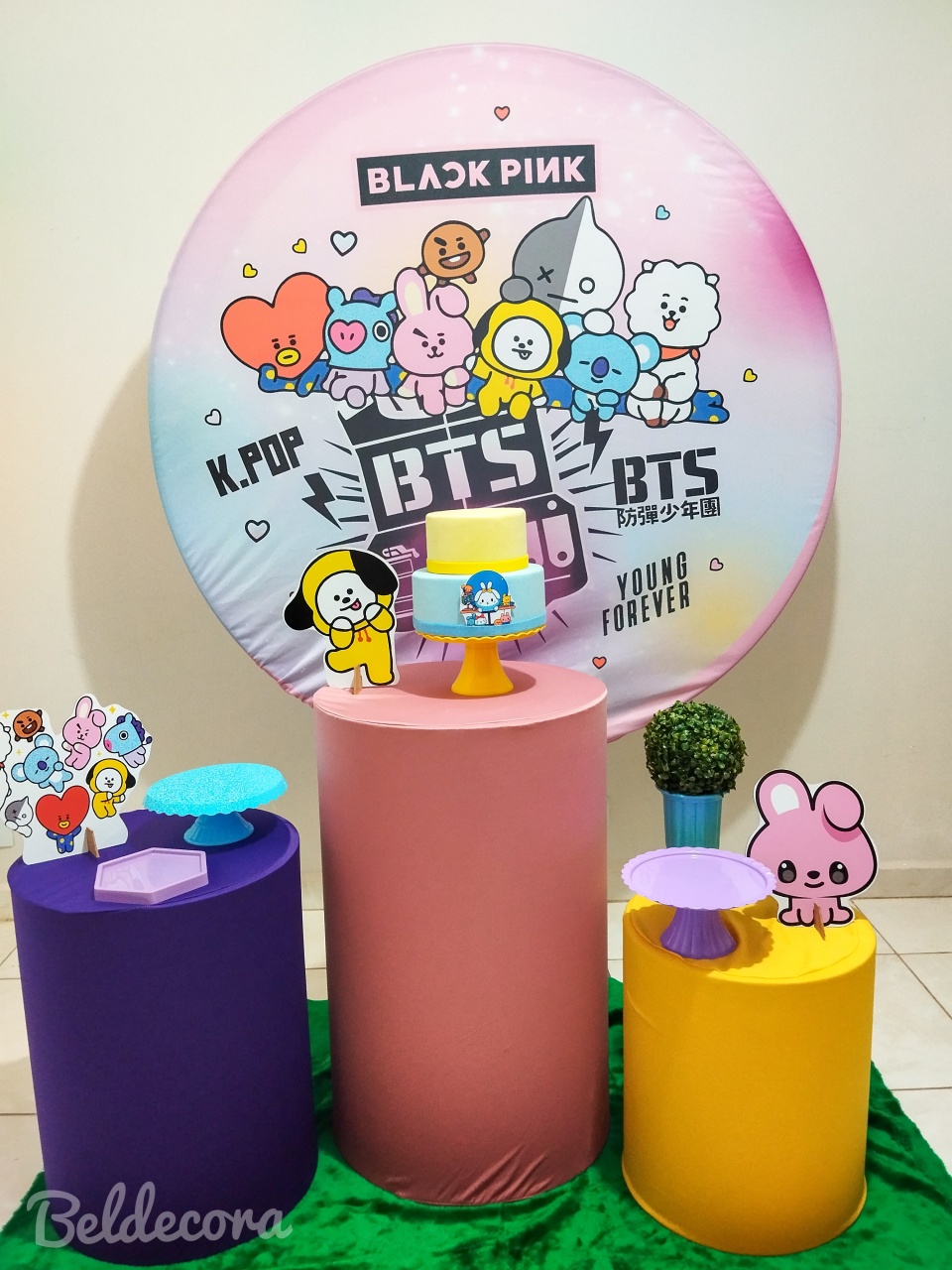 Kit Bts Bronze - Bel Decora Pegue e Monte