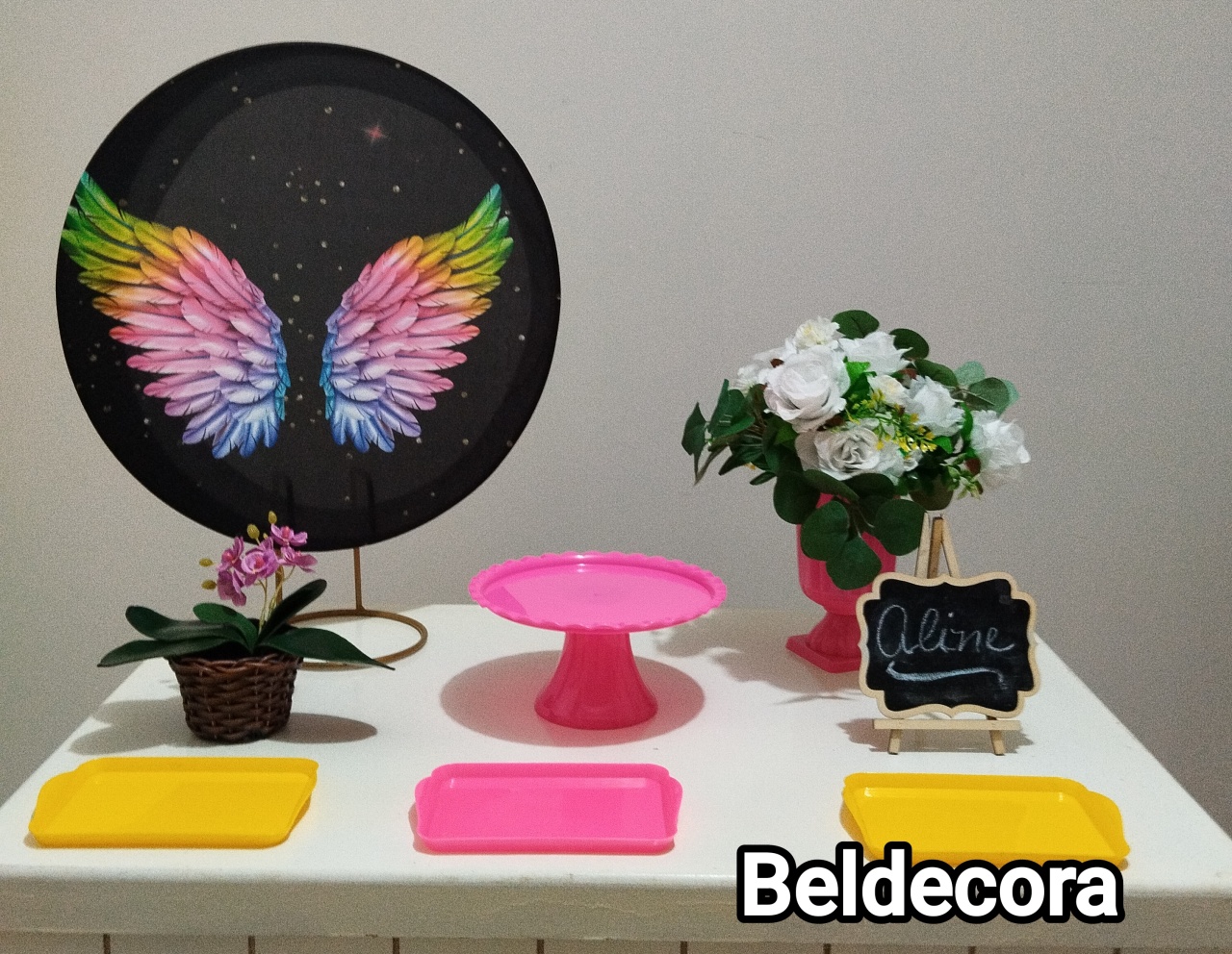 Mini Kit Bronze Asas - Bel Decora Pegue e Monte