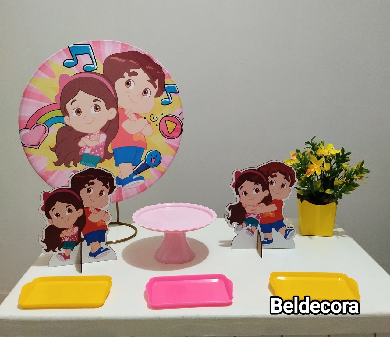 Mini Kit Bronze Maria Clara E Jp - Bel Decora Pegue e Monte
