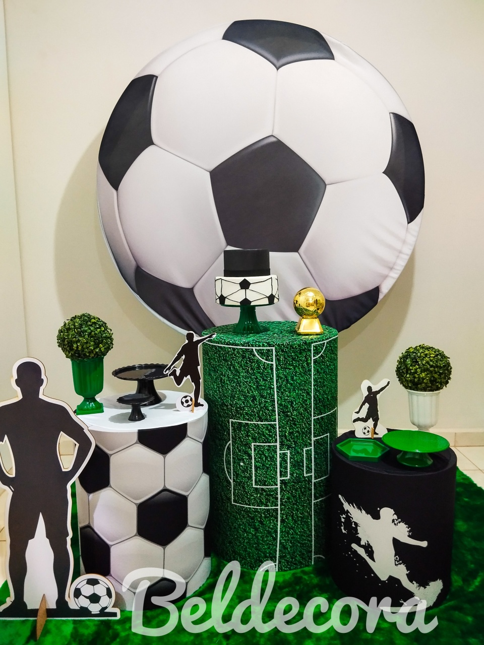 Futebol Bronze - Bel Decora Pegue e Monte