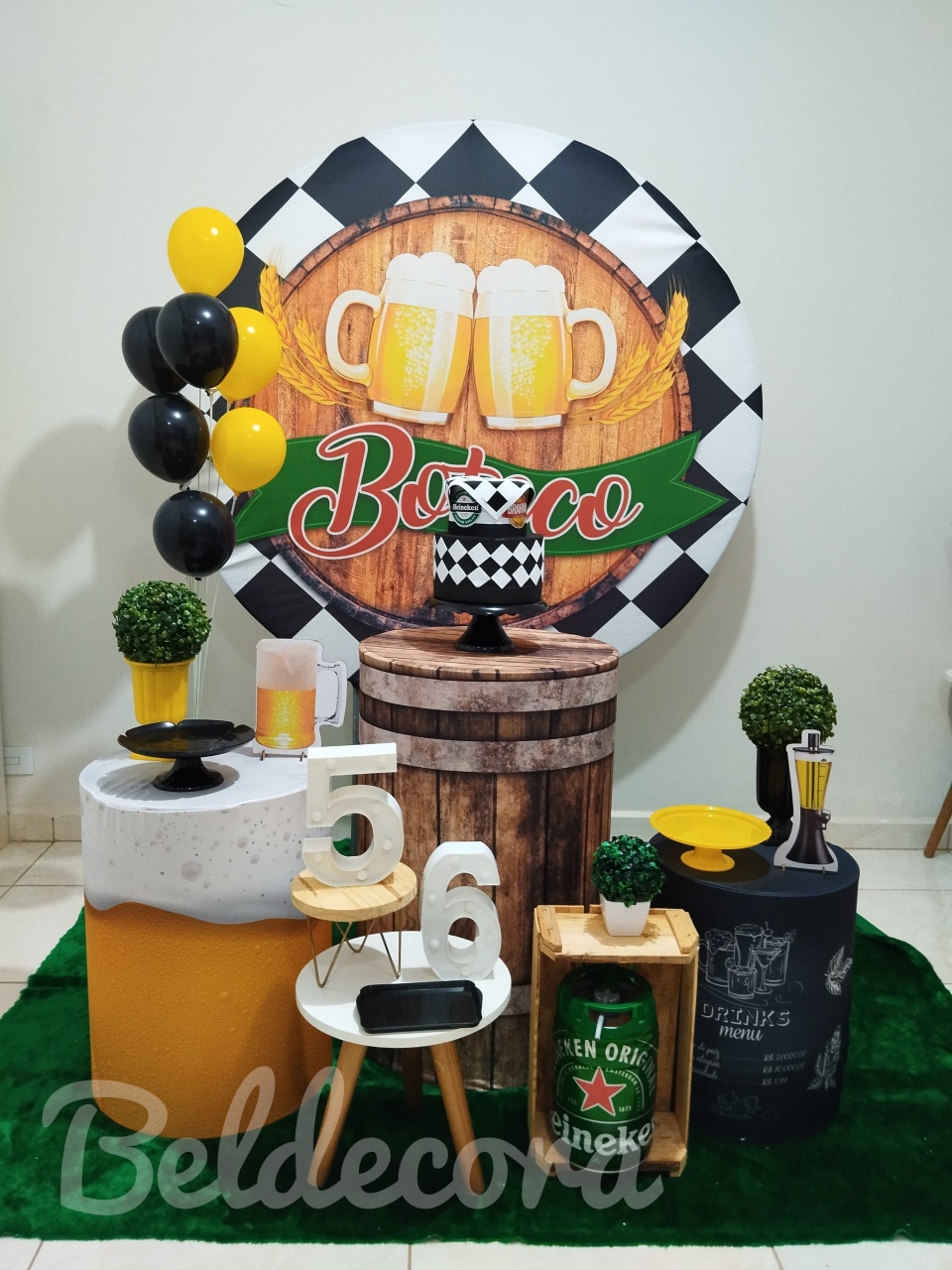 Kit Boteco 2 Pratas - Bel Decora Pegue e Monte
