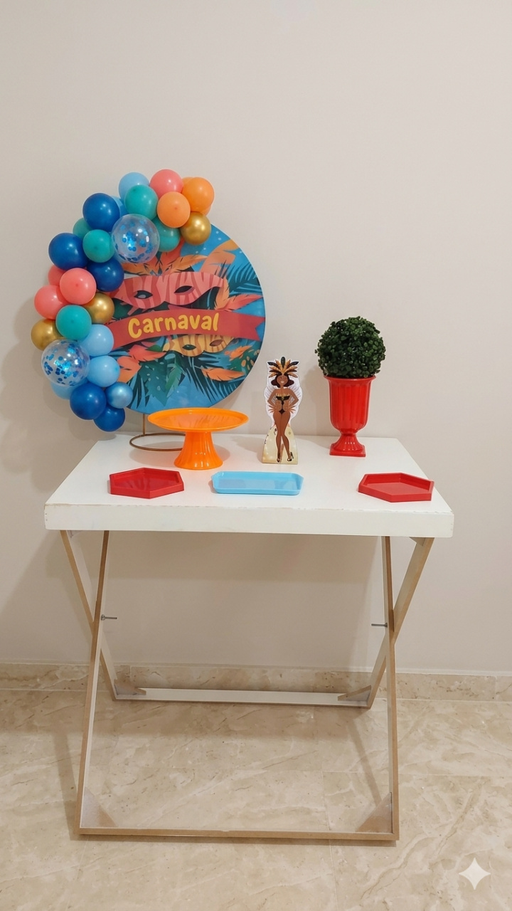 Mini Kit Ouro Carnaval - Bel Decora Pegue e Monte