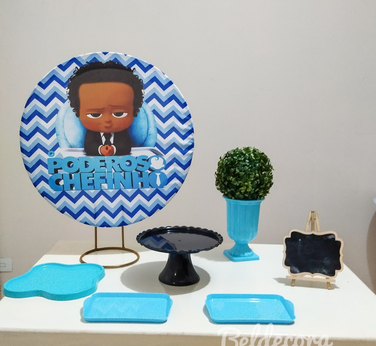 Mini Kit Bronze Poderoso Chefinho Ii - Bel Decora Pegue e Monte