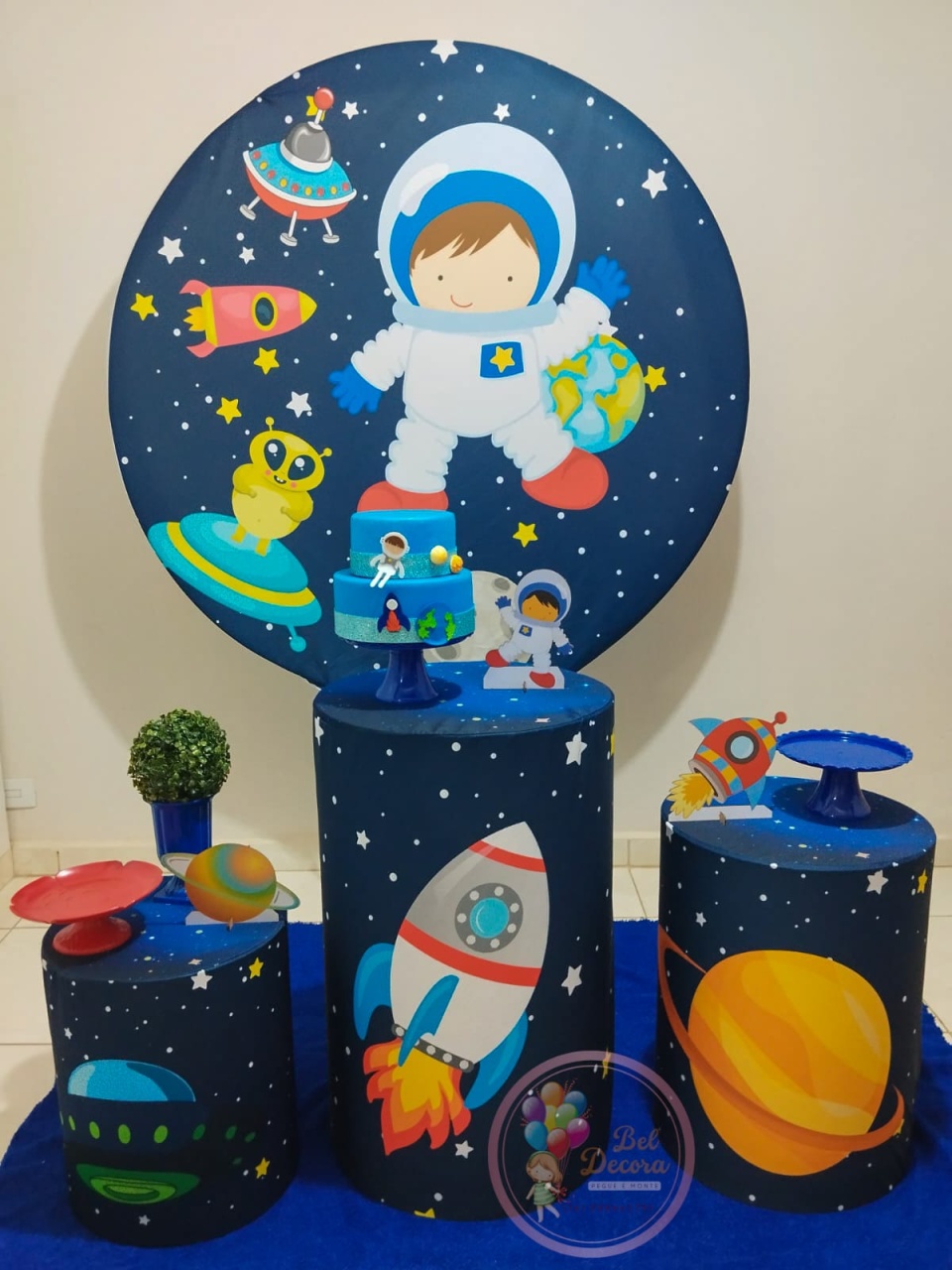 Kit Astronauta Bronze - Bel Decora Pegue e Monte