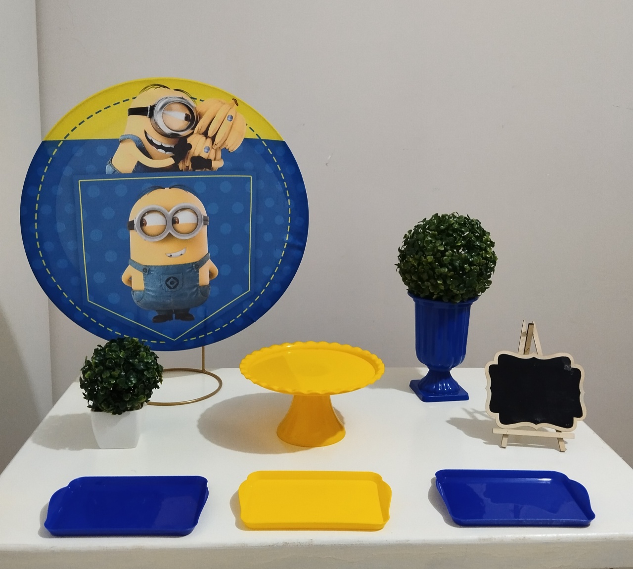 Mini Kit Bronze Minions - Bel Decora Pegue e Monte