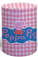 Capa de Cilindro Pepa Pig Grande - Bel Decora Pegue e Monte