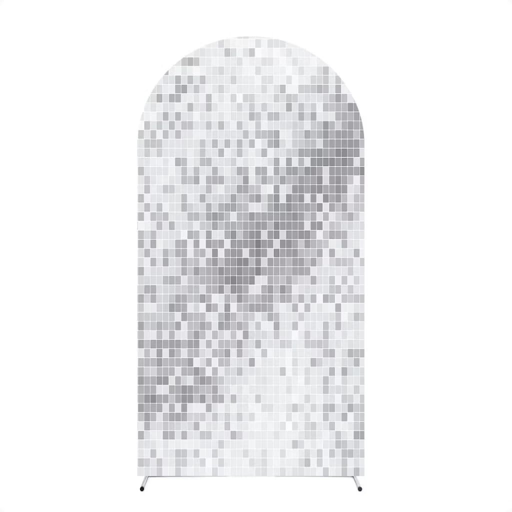 Painel Romano 2X1 Prata - Bel Decora Pegue e Monte