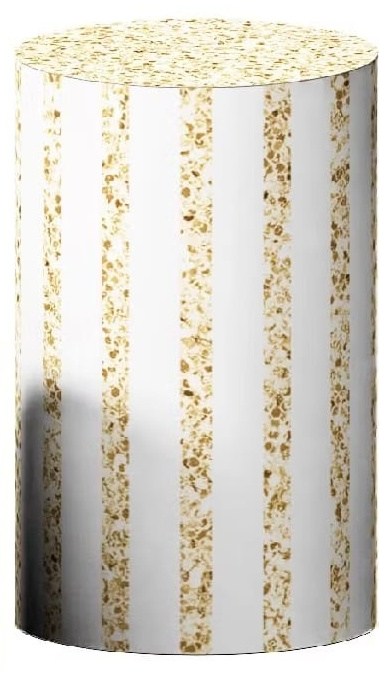 Capa de Cilindro Com Dourado Grande - Bel Decora Pegue e Monte