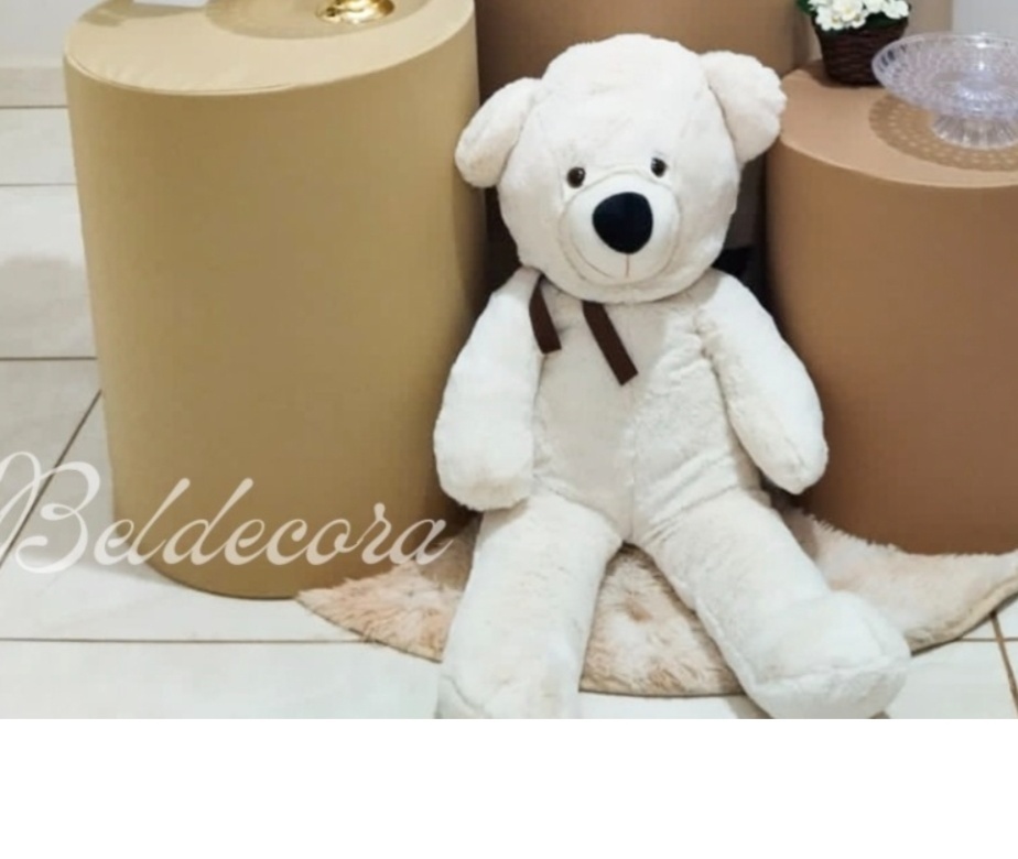 Urso de Pelúcia Grande - Bel Decora Pegue e Monte