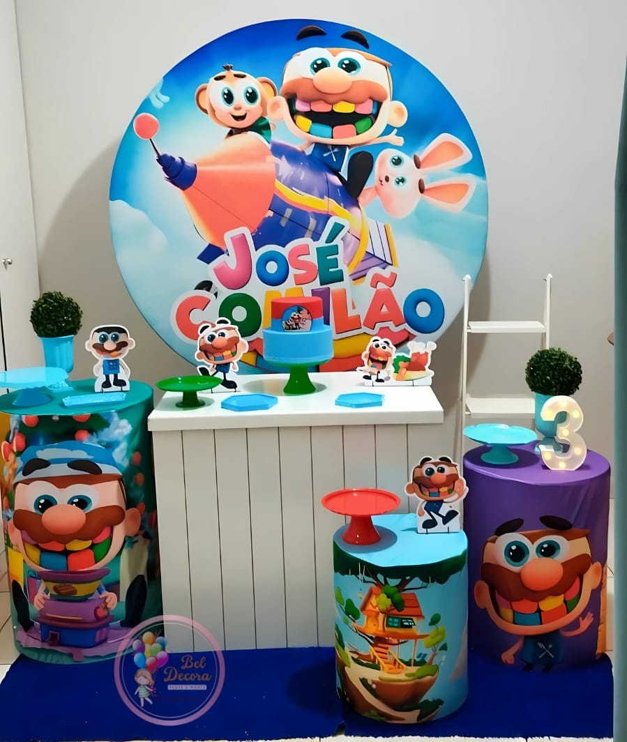 Kit José Comilão Prata - Bel Decora Pegue e Monte