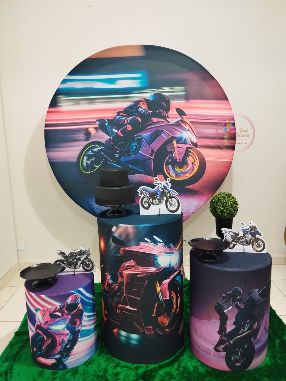 Moto Bronze - Bel Decora Pegue e Monte