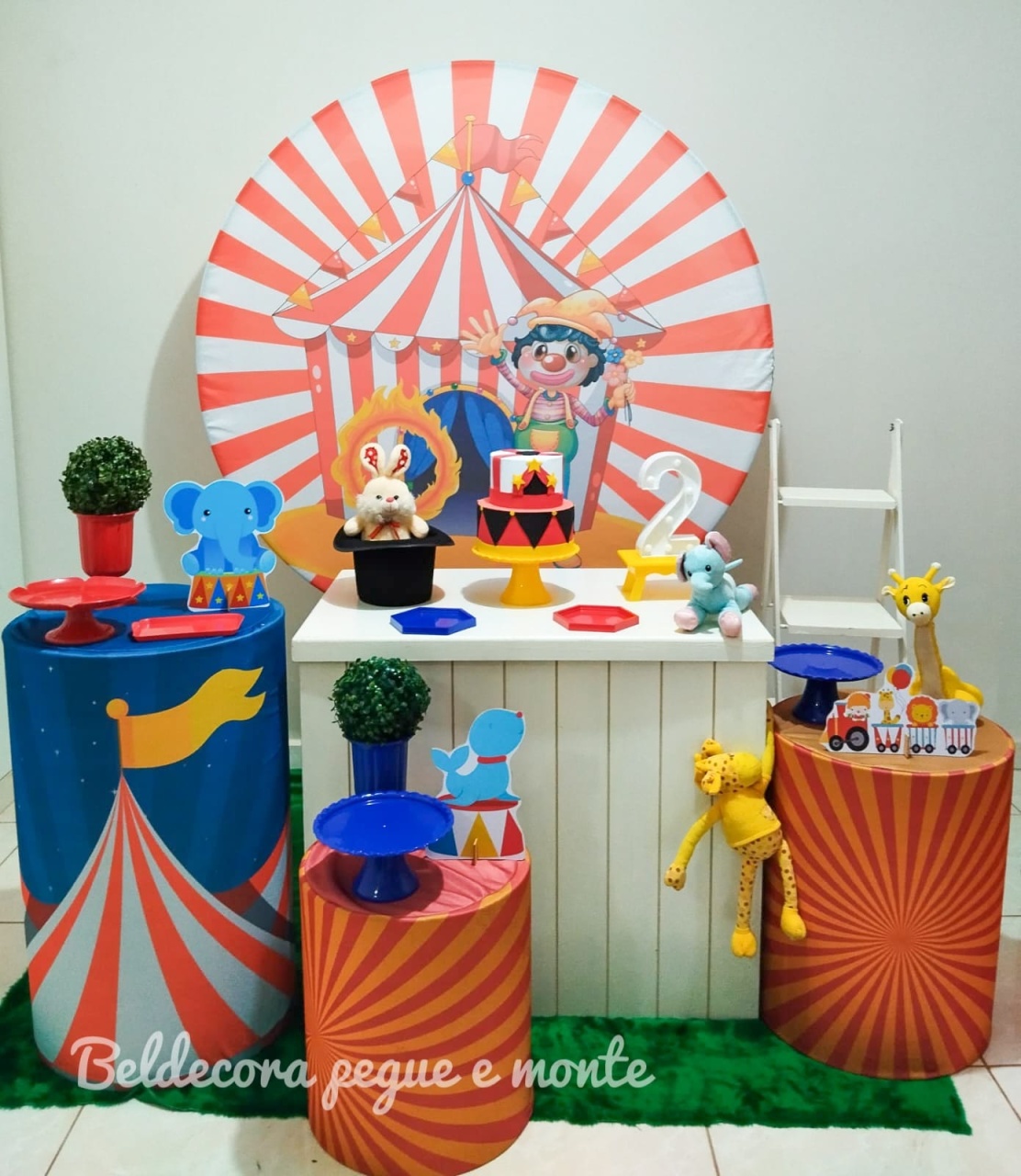 Kit Circo Ouro - Bel Decora Pegue e Monte