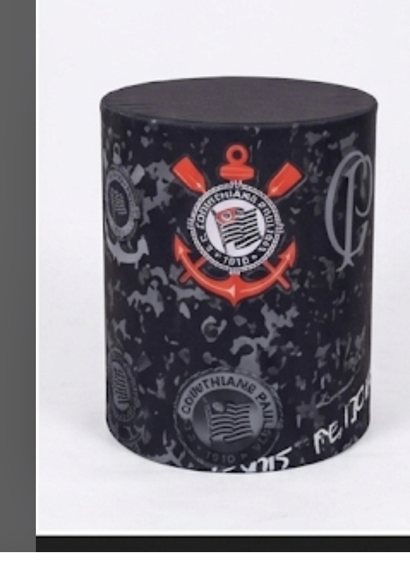 Capa Para Cilindro Corinthians Pequena - Bel Decora Pegue e Monte