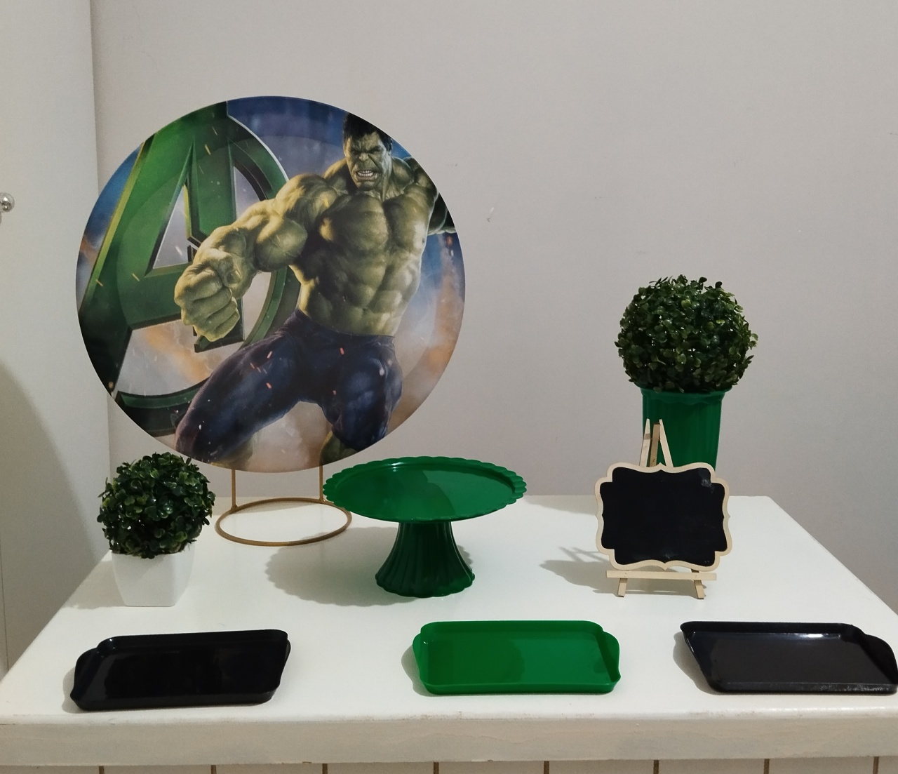 Mini Kit Bronze Hulk - Bel Decora Pegue e Monte