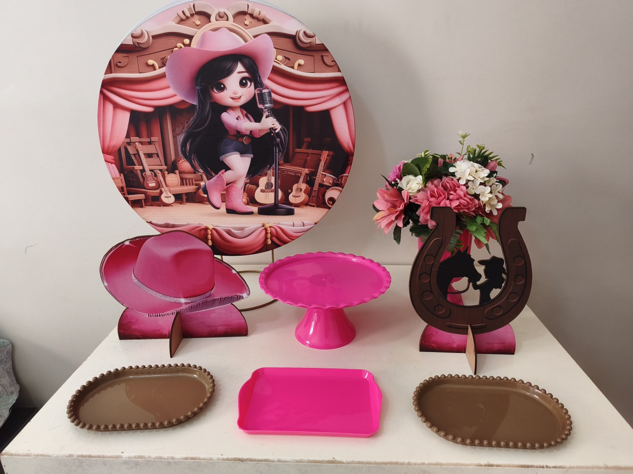 Mini Kit Boiadeira - Bel Decora Pegue e Monte