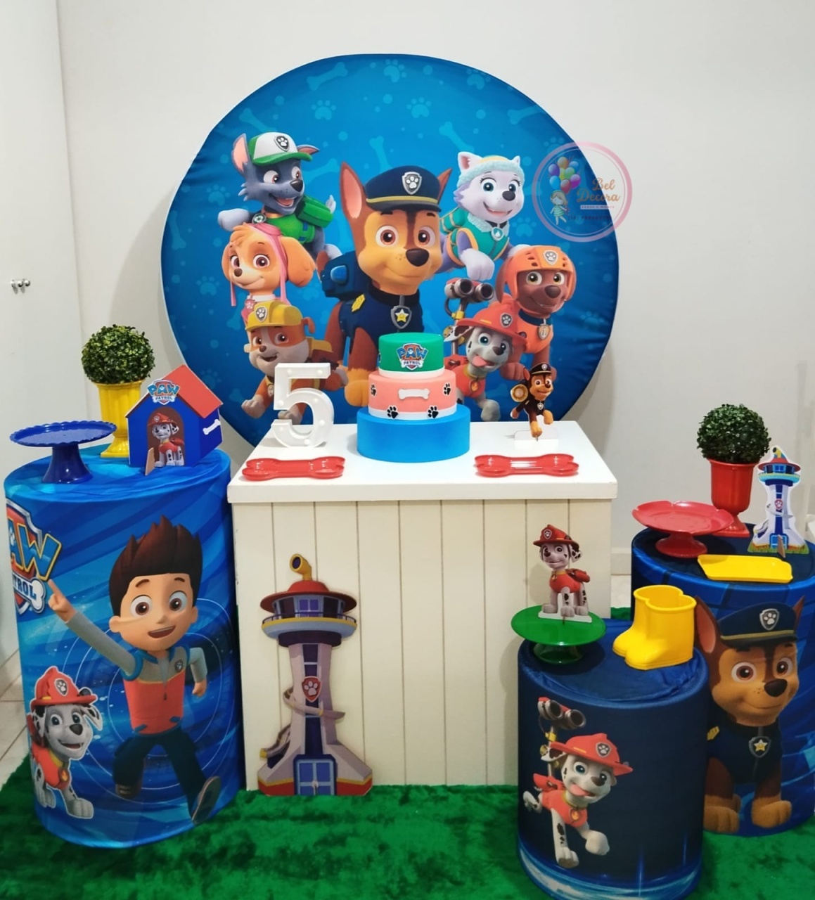 Patrulha Canina Prata - Bel Decora Pegue e Monte