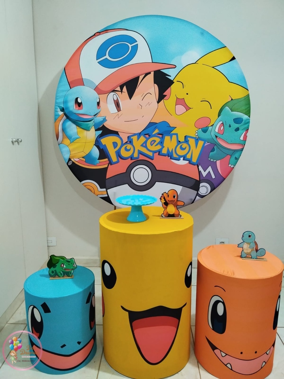Pokémon Básico - Bel Decora Pegue e Monte