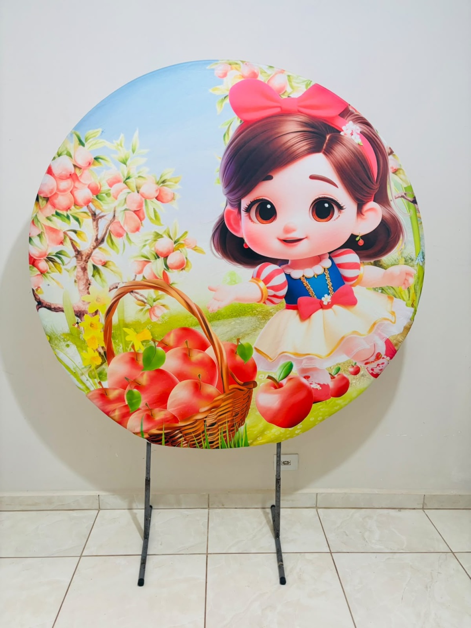 Capa Painel Branca de Neve 1,50 - Bel Decora Pegue e Monte