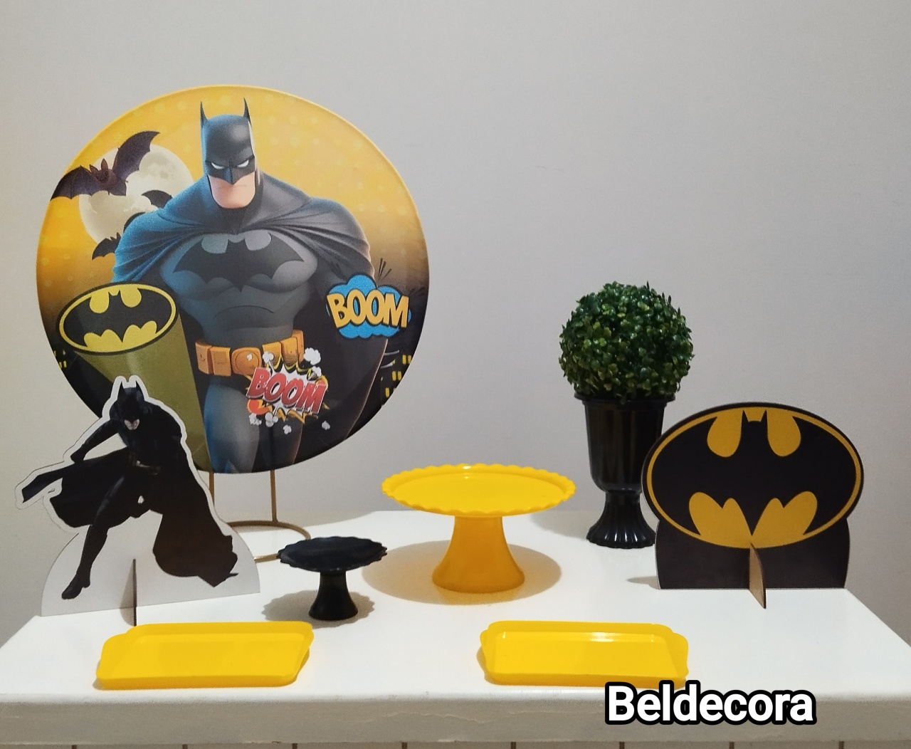 Mini Kit Bronze Batman - Bel Decora Pegue e Monte