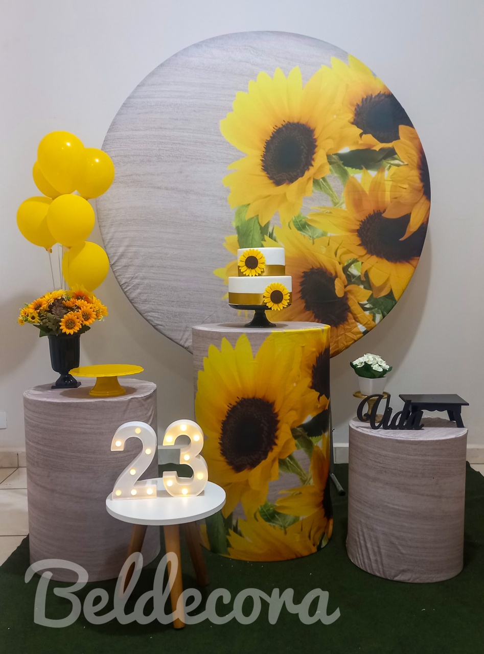 Girassol Prata - Bel Decora Pegue e Monte