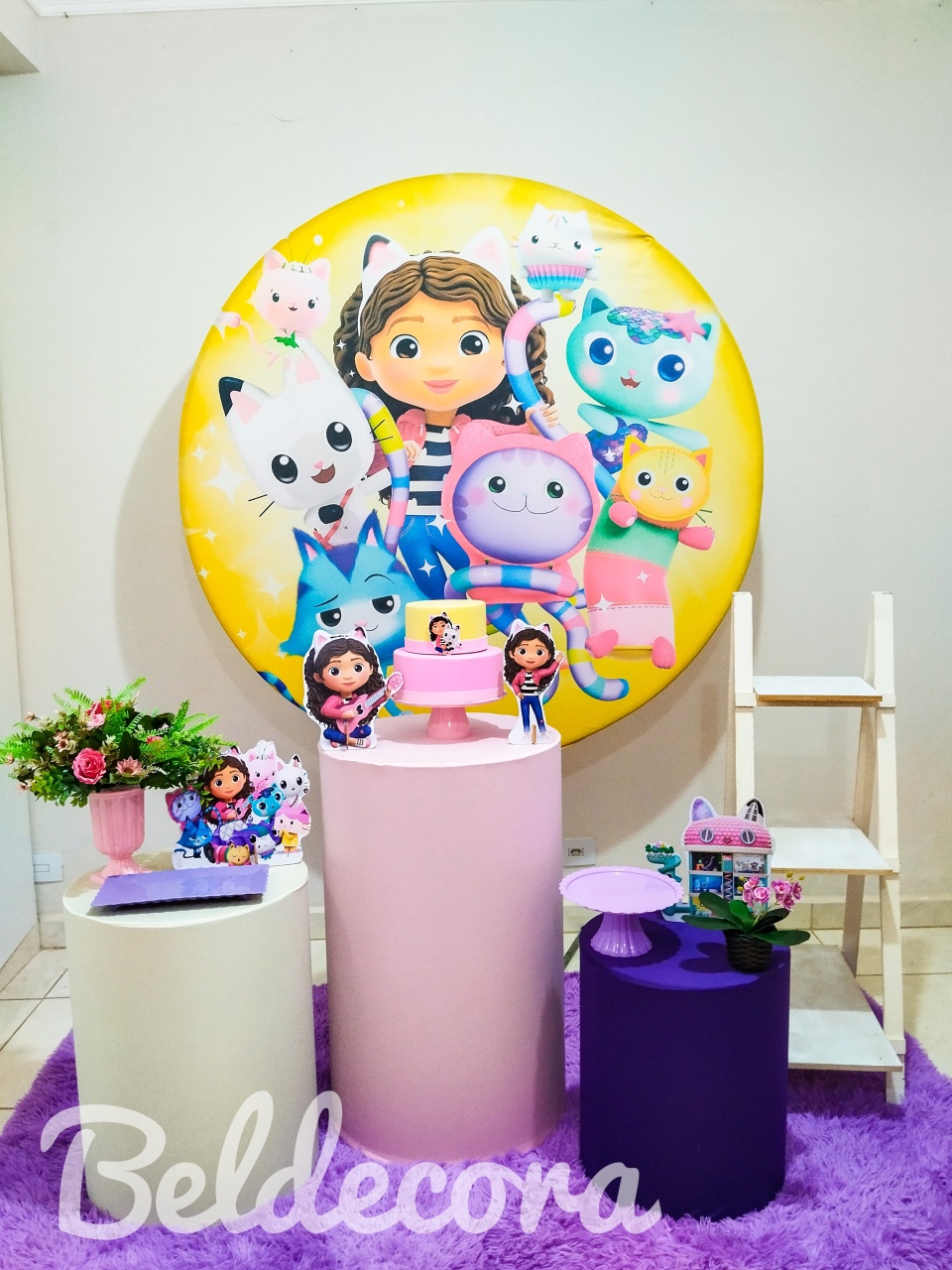 Kit Casa Mágica da Gabi Com Escada - Bel Decora Pegue e Monte