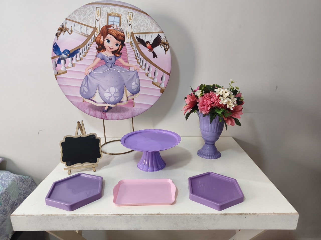 Mini Kit Princesa Sofia - Bel Decora Pegue e Monte