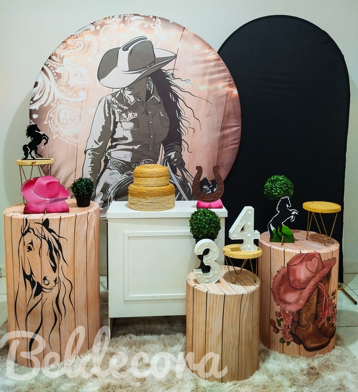 Kit Boiadeira Ouro - Bel Decora Pegue e Monte