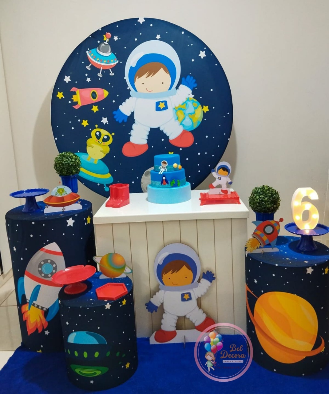 Kit Astronauta Prata - Bel Decora Pegue e Monte