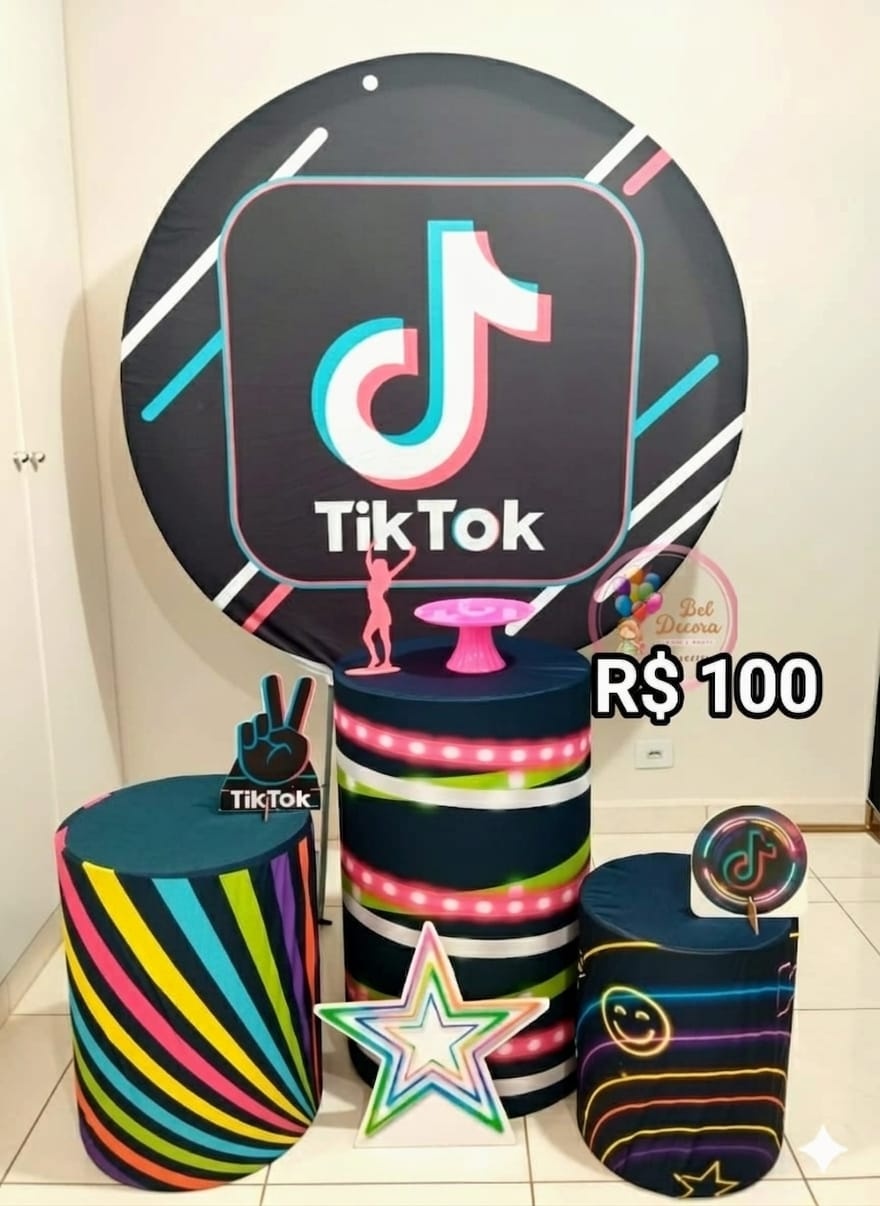 Kit Tik Tok Basico - Bel Decora Pegue e Monte