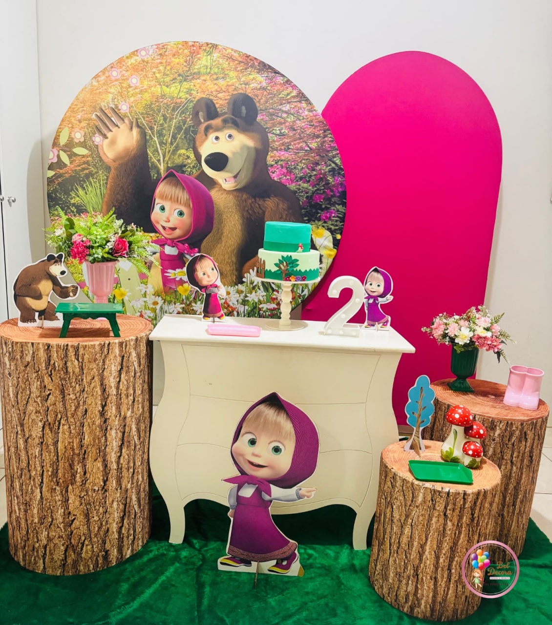 Masha E O Urso - Bel Decora Pegue e Monte