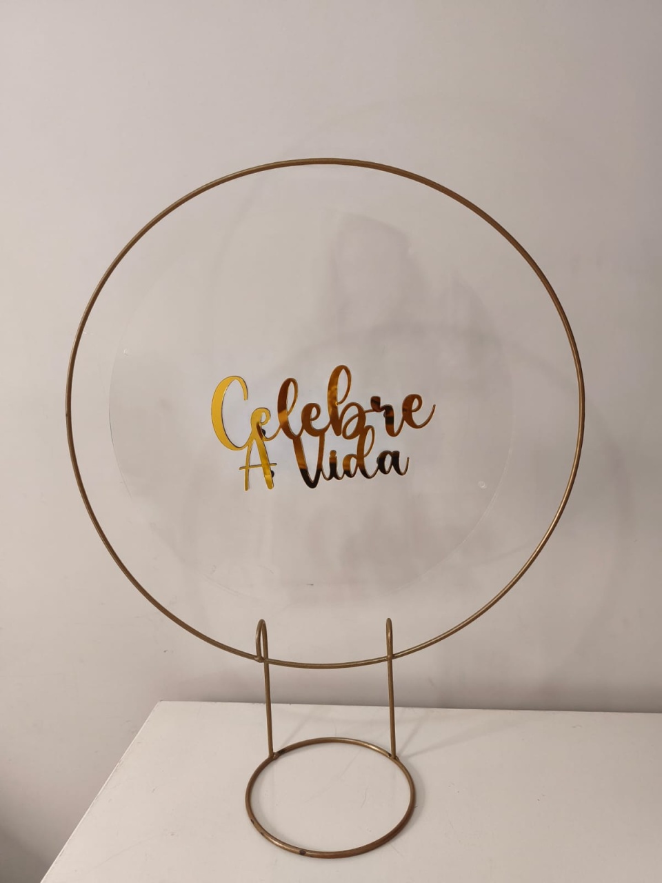 Mini Painel Com Placa de Acrílico - Bel Decora Pegue e Monte
