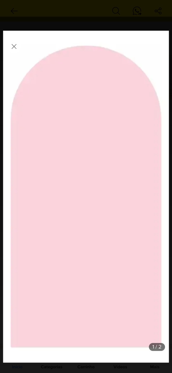 Capa Painel Romano 2X1 Rosa Bebê - Bel Decora Pegue e Monte