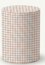Capa de Cilindro Grande Bege Com Branco - Bel Decora Pegue e Monte