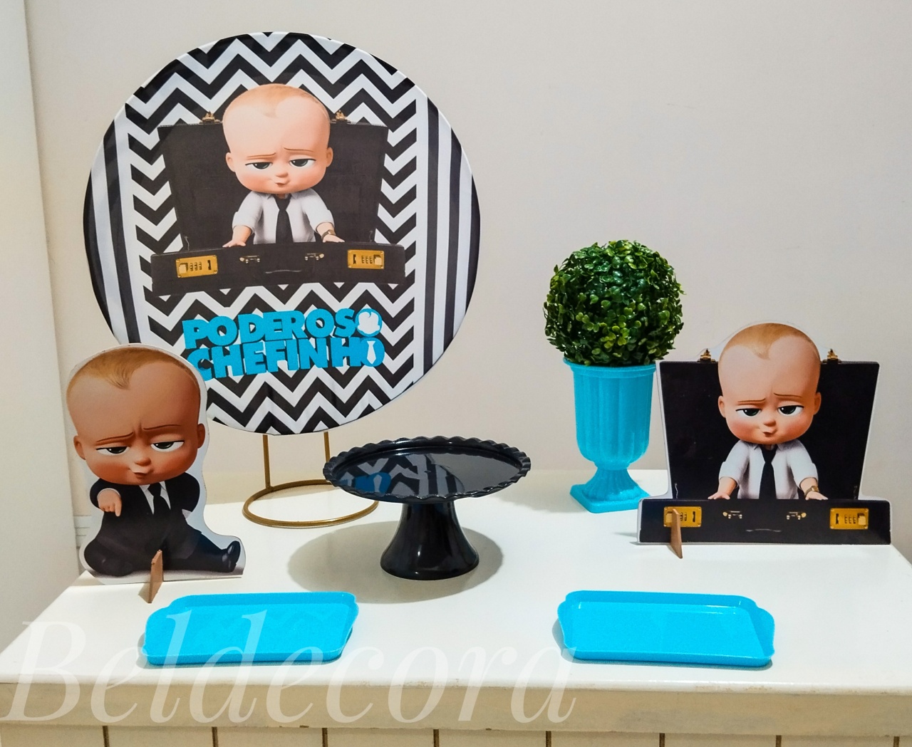 Mini Kit Bronze Poderoso Chefinho - Bel Decora Pegue e Monte