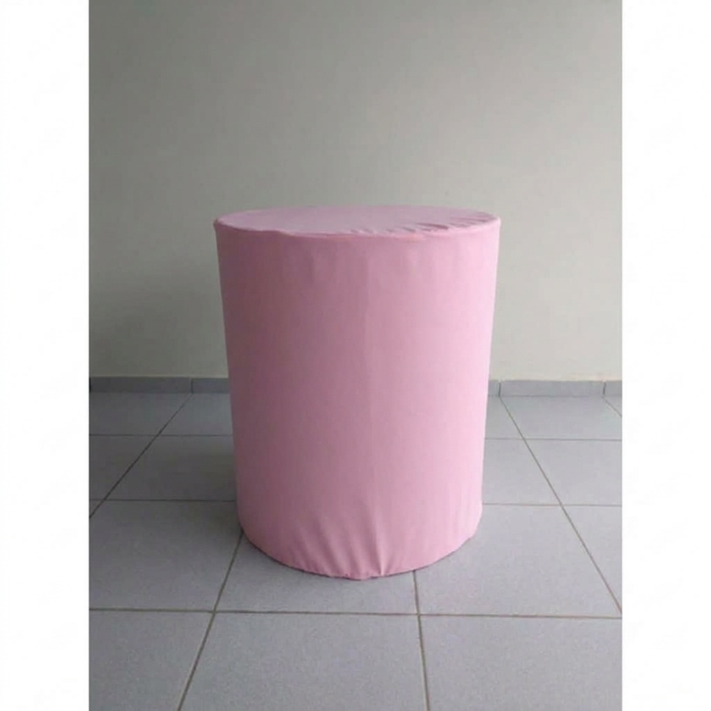 Capa de Cilindro Rosa Bebê Média - Bel Decora Pegue e Monte