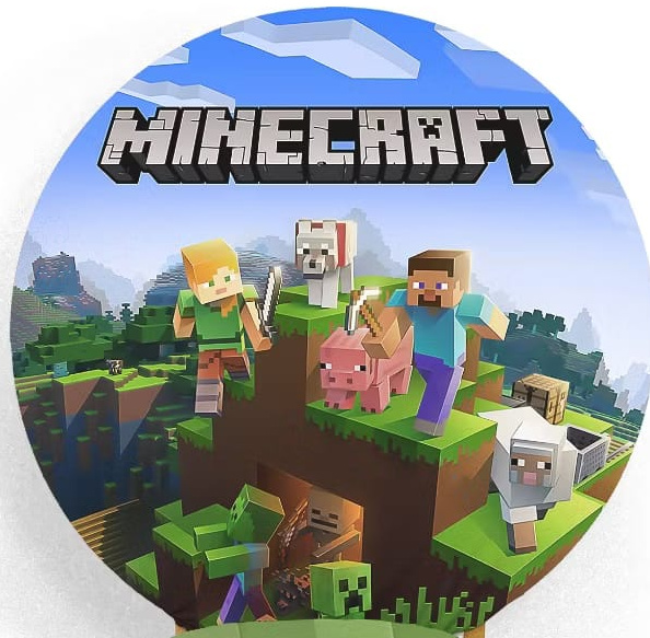 Capa de Painel Mincraft - Bel Decora Pegue e Monte