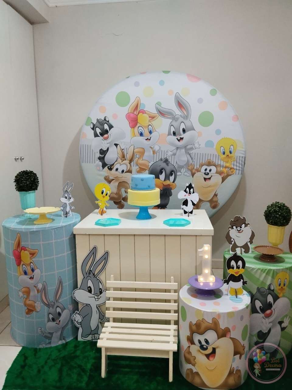 Looney Tunes Prata - Bel Decora Pegue e Monte