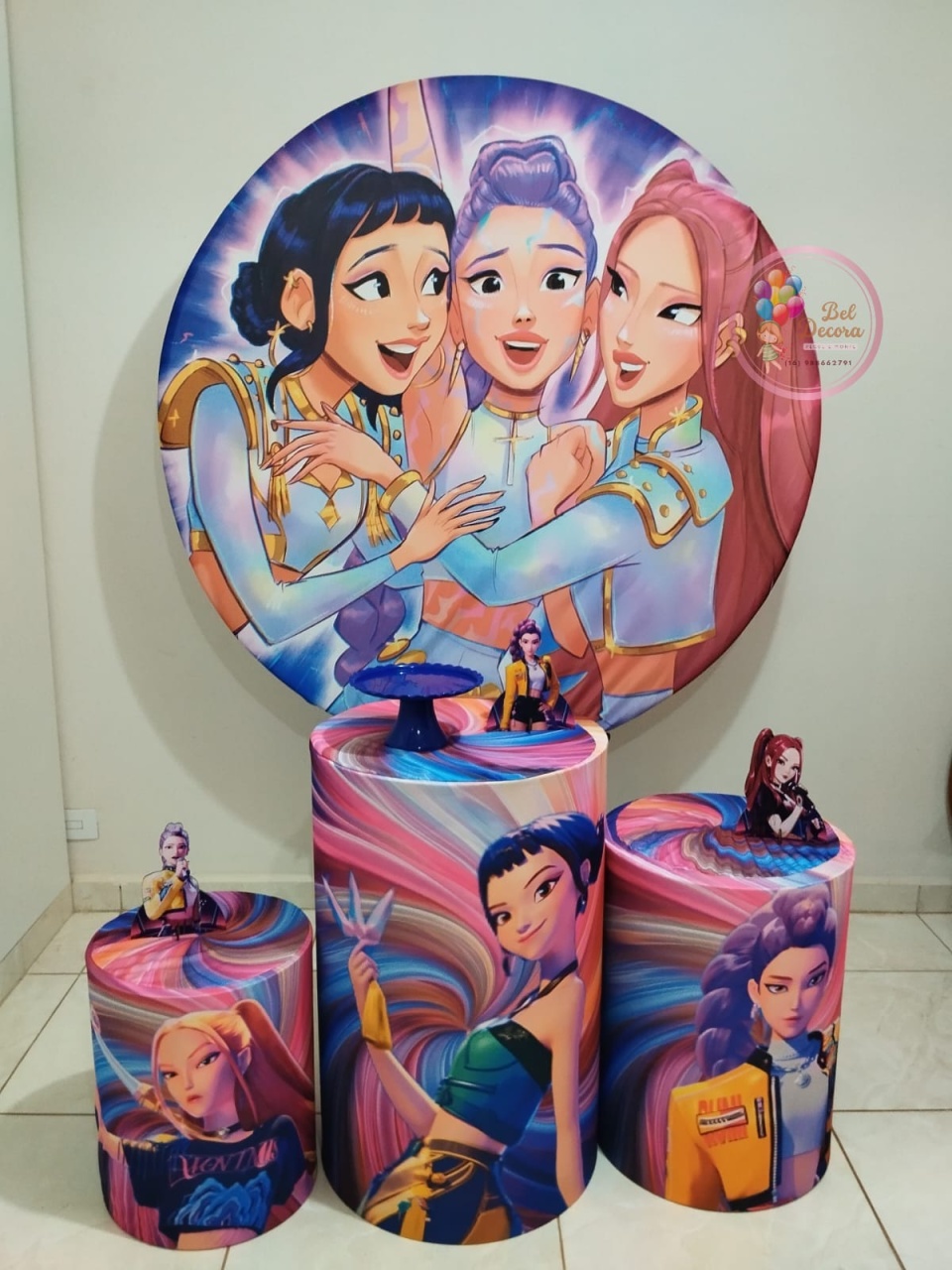 Guerreiras Do Kpop Kit Básico - Bel Decora Pegue e Monte