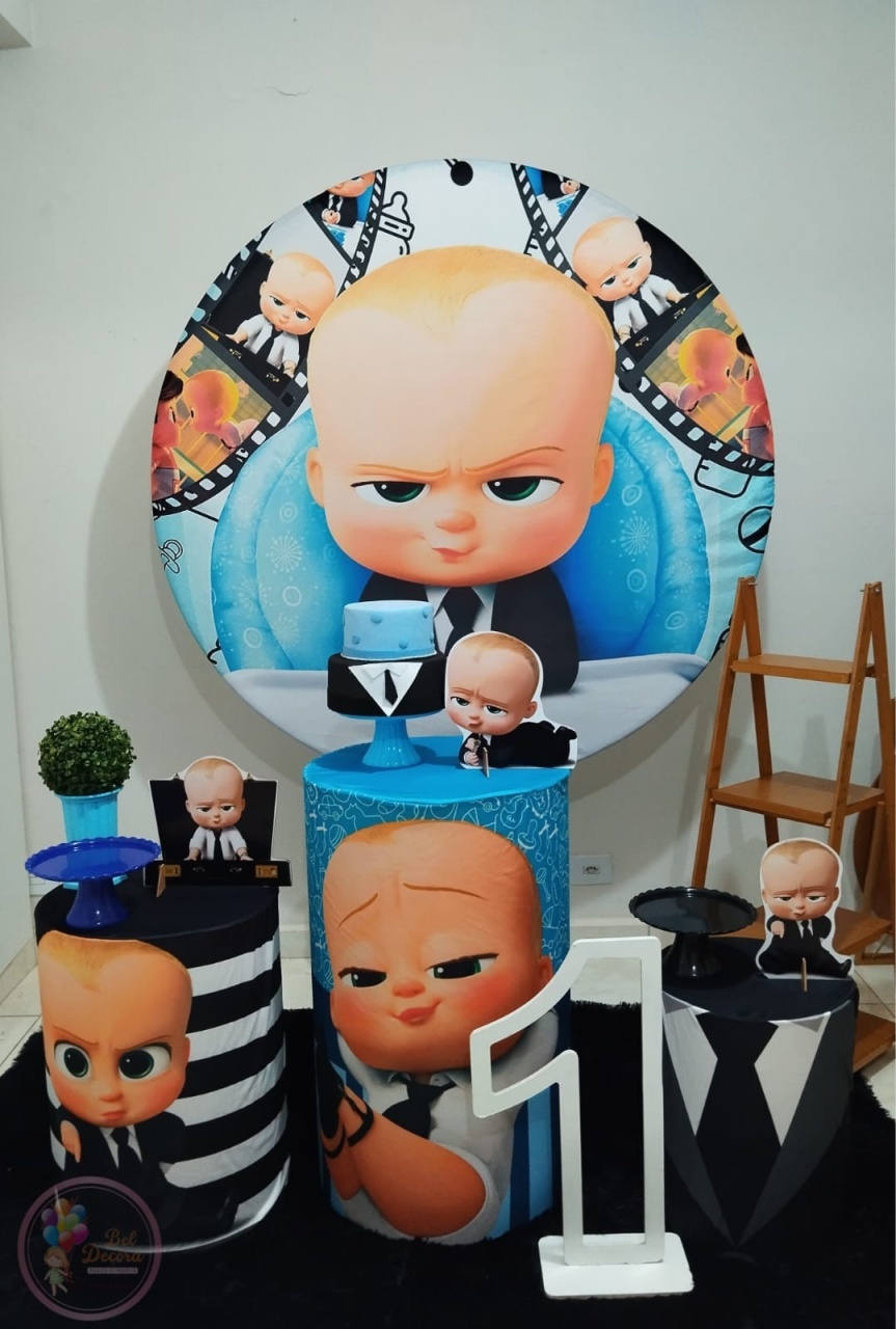 Poderoso Chefinho Com Escada E Número - Bel Decora Pegue e Monte