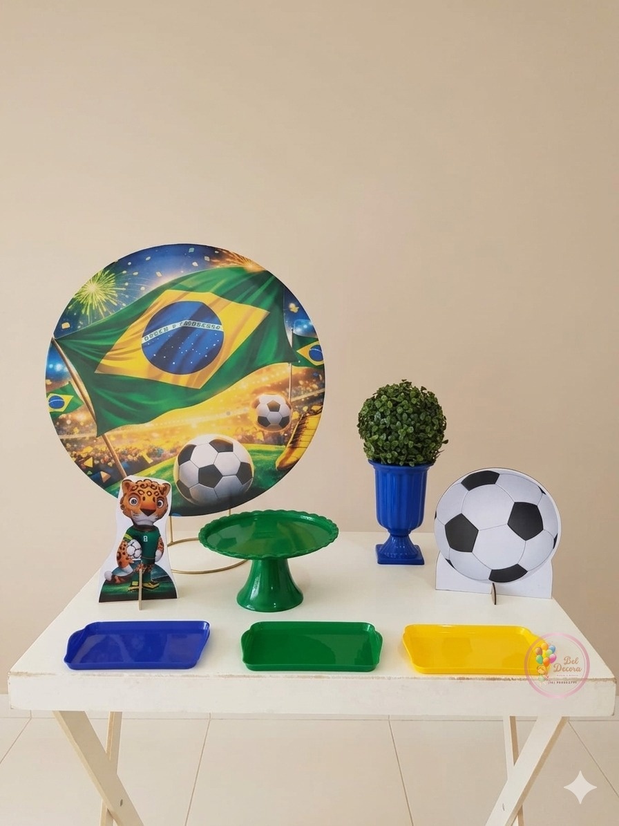 Mini Kit Bronze Copa - Bel Decora Pegue e Monte