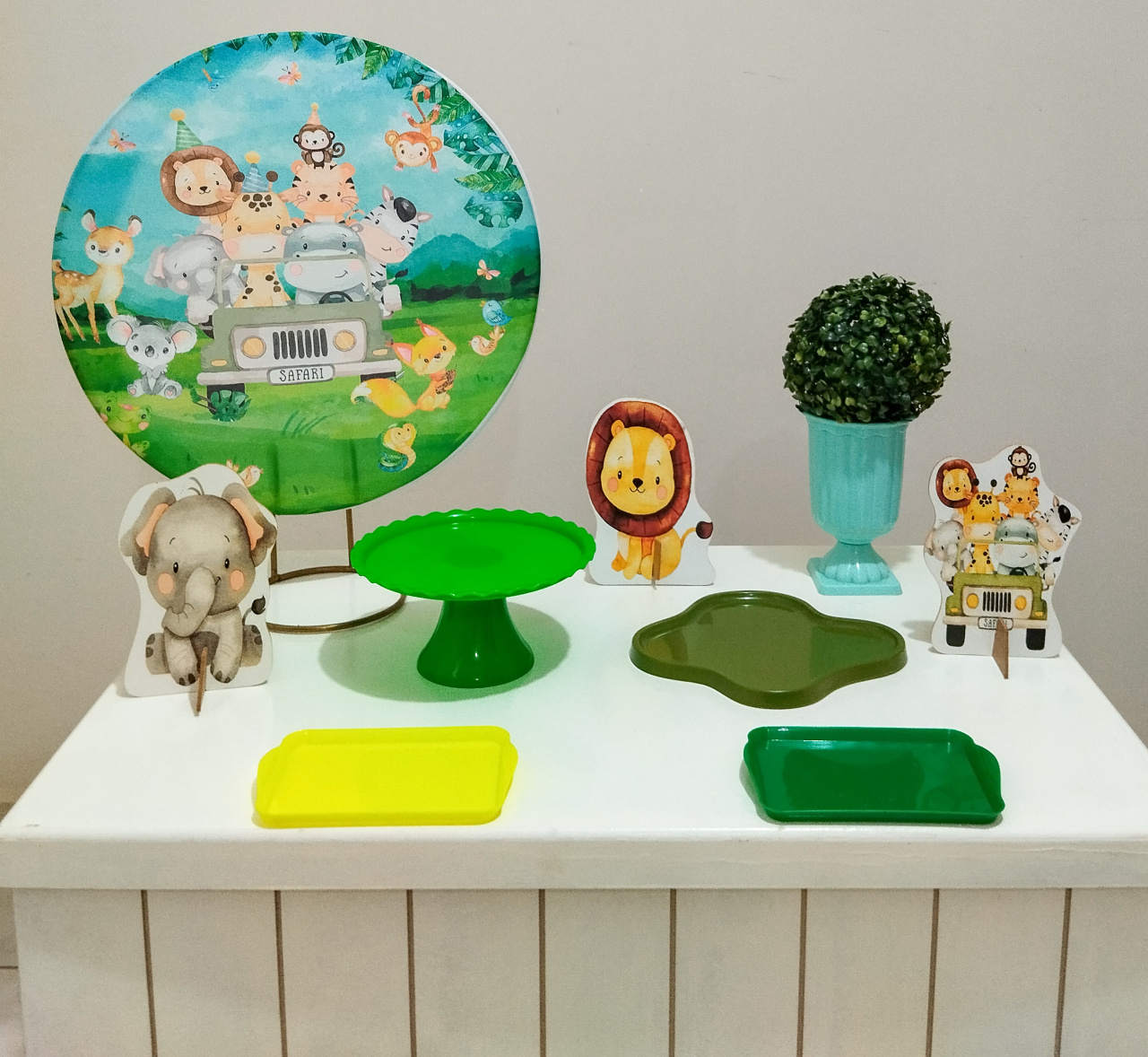 Mini Kit Bronze Safári - Bel Decora Pegue e Monte