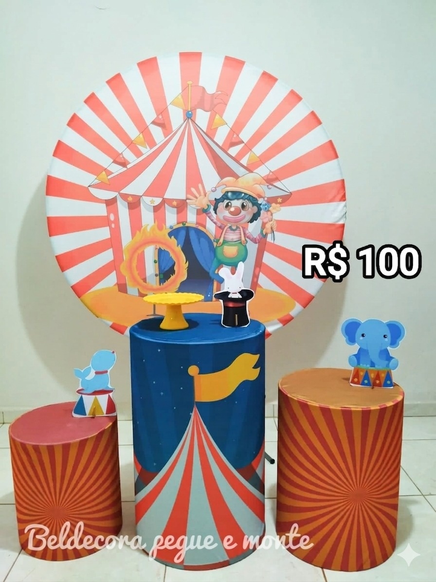 Kit Circo Basico - Bel Decora Pegue e Monte
