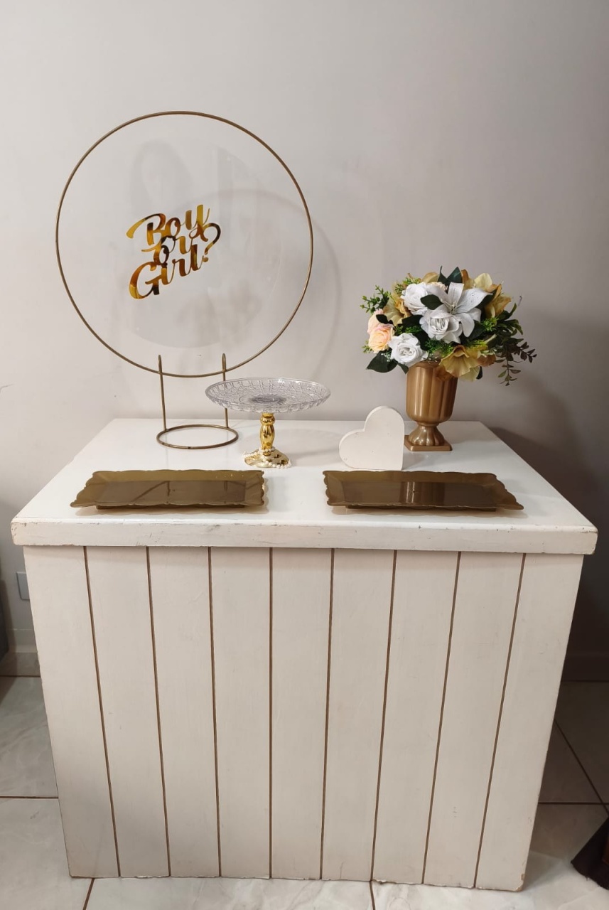 Mini Decoração de Mesa Boy Or Girl - Bel Decora Pegue e Monte