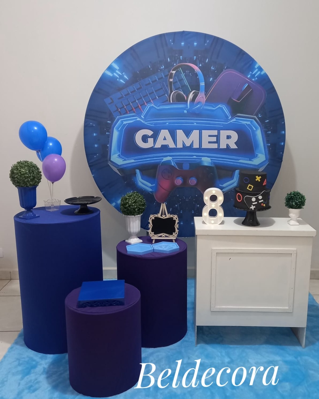 Kit Game Prata - Bel Decora Pegue e Monte