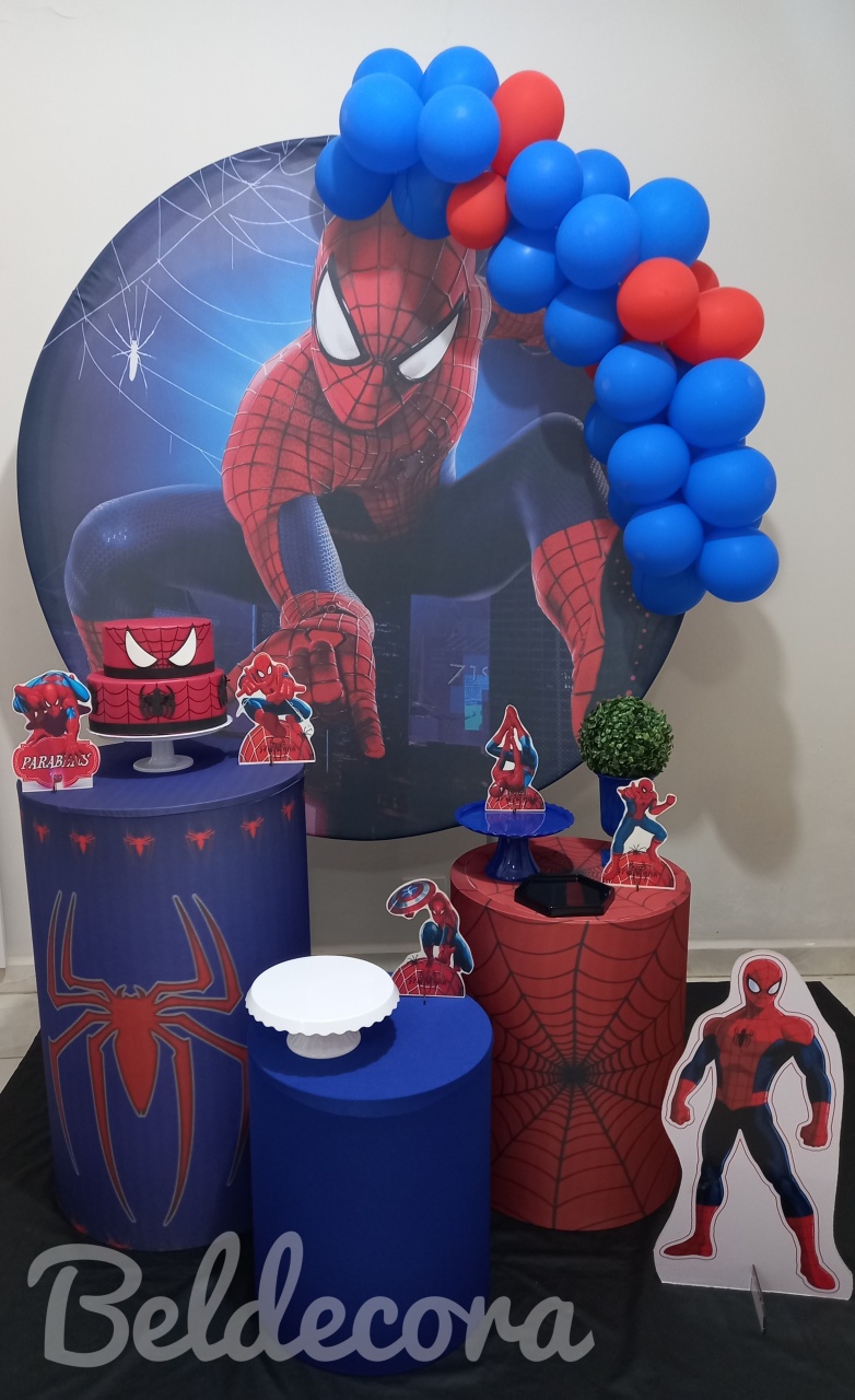 Homem Aranha Bronze - Bel Decora Pegue e Monte
