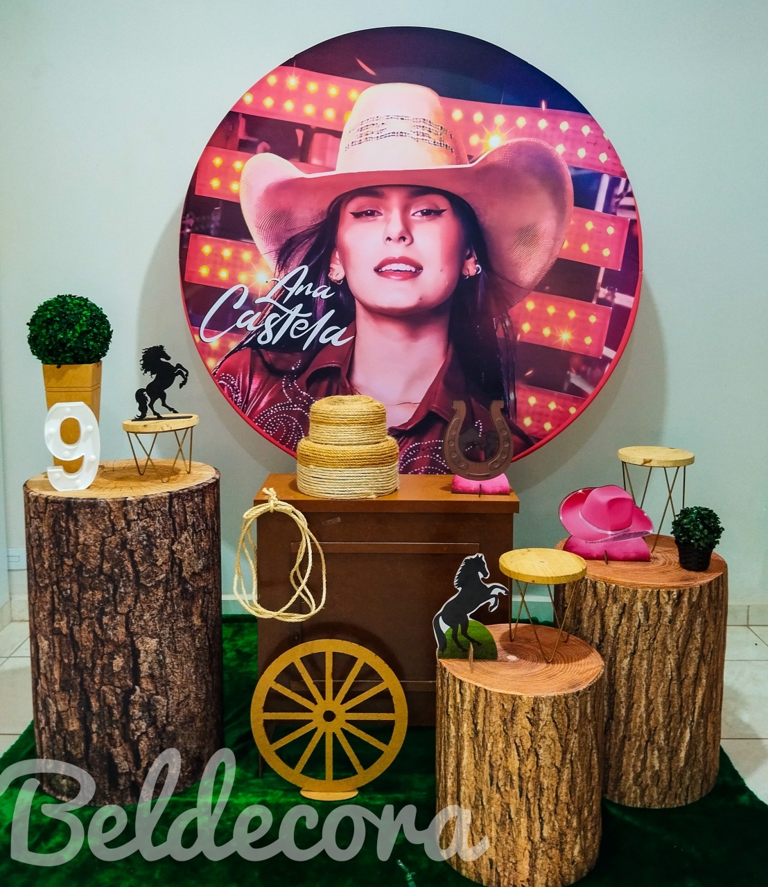 Kit Ana Castela Prata - Bel Decora Pegue e Monte