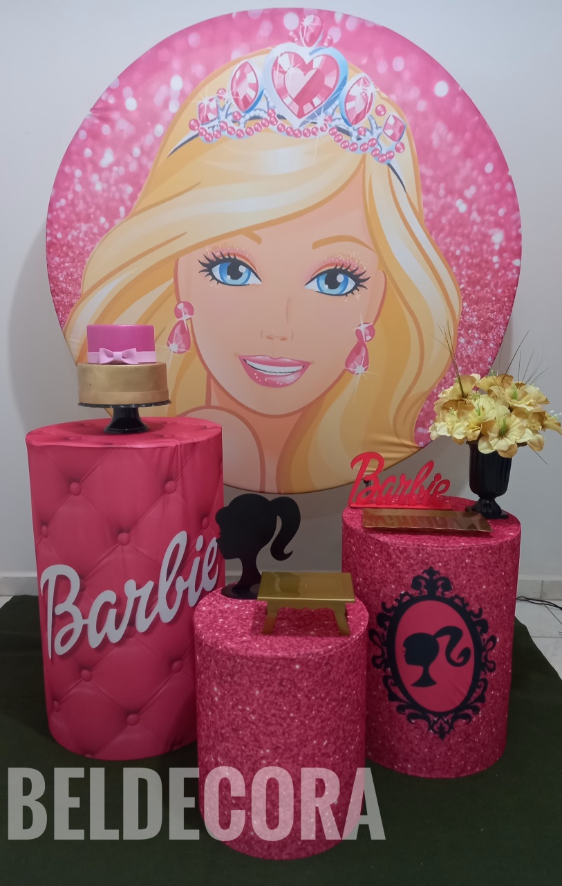 Kit Barbie Bronze - Bel Decora Pegue e Monte