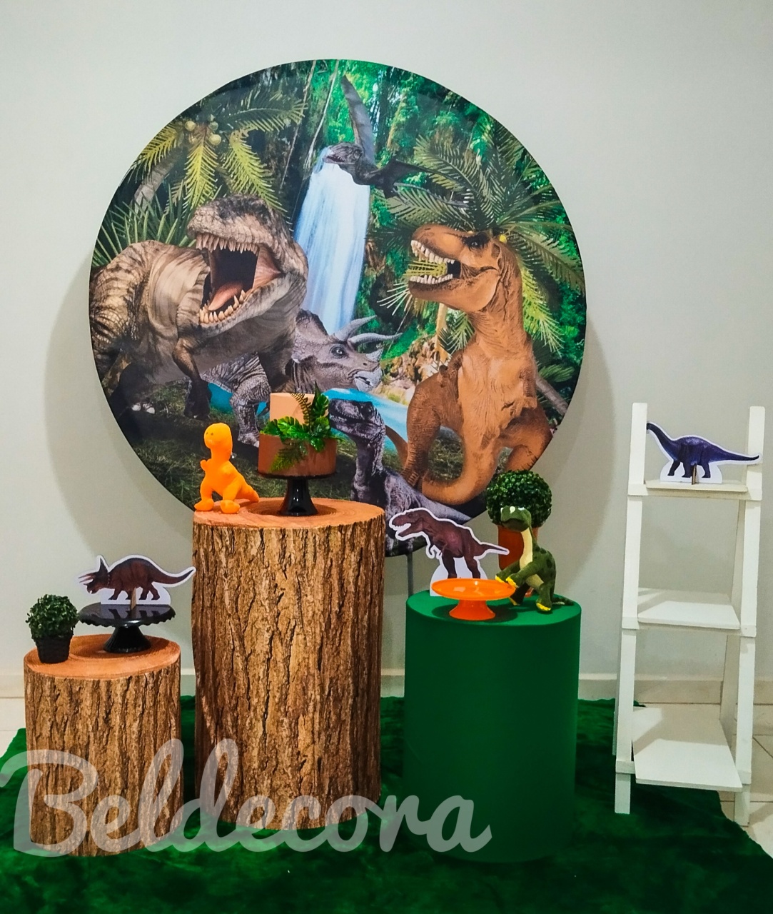 Dinossauro Com Escada - Bel Decora Pegue e Monte